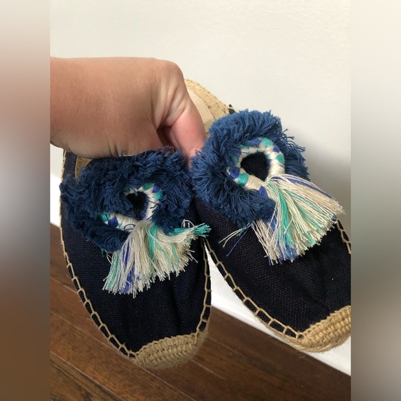 *NEW* Soludos x Anthropologie Women’s 8.5 Kiki Tassel Espadrille Mule - Marigold - Picture 9 of 9